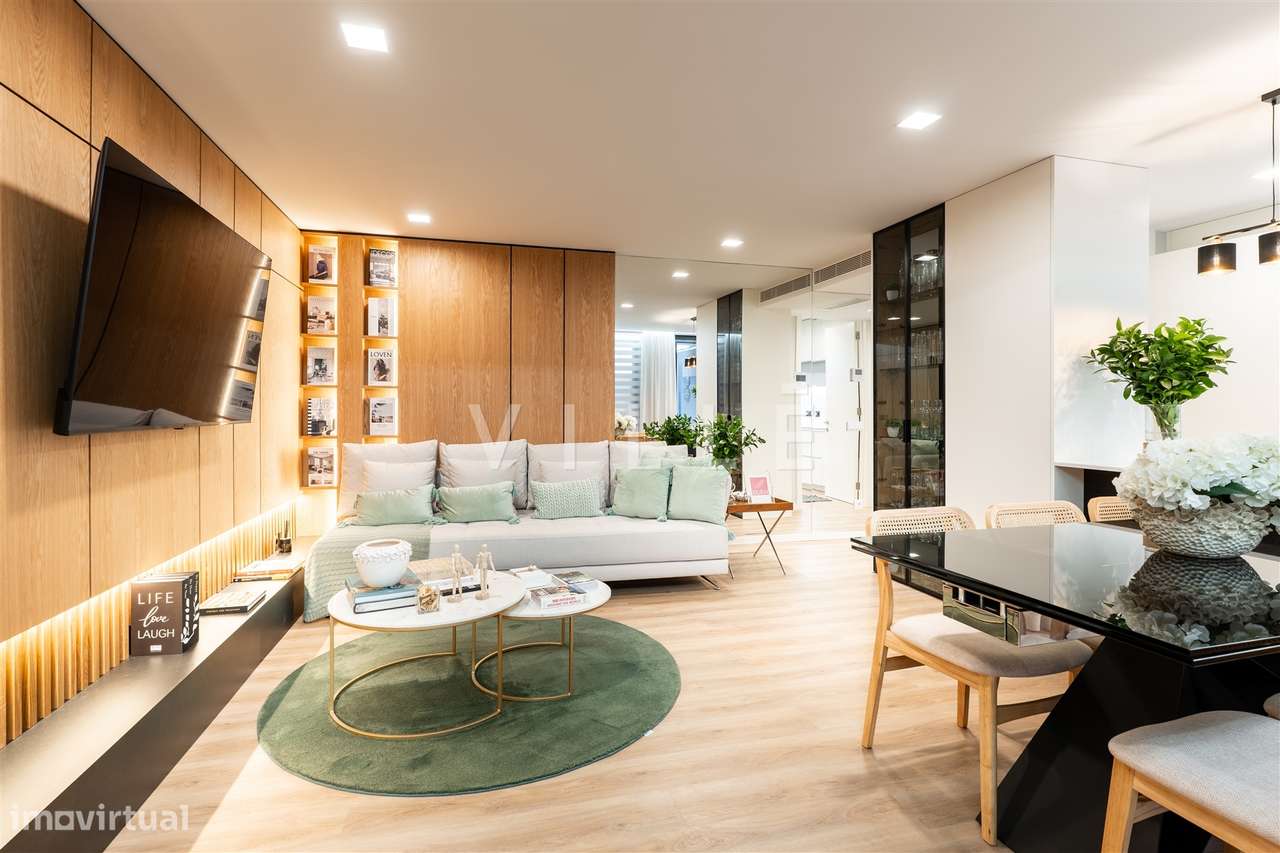 Apartamento T2 com espaço extra de escritório e ginásio, mobilado. - Grande imagem: 2/19