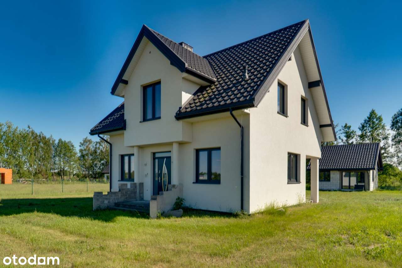 NOWY Dom + gospodarczy/biuro/dom, do wykończenia, działka 2000m2!