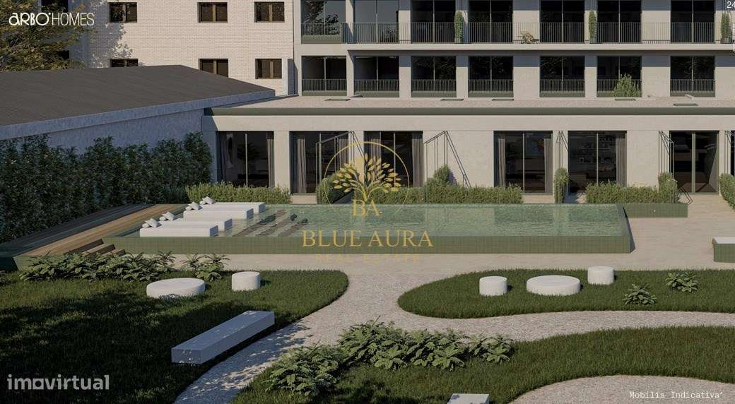 Apartamento T1 Duplex com Terraço e Piscina-5