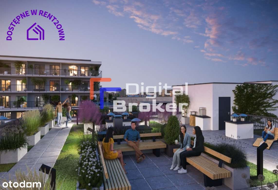 Okazja⭐idealna Inwestycja⭐2 Pokoje⭐Balkon - Pełny obrazek: 4/4