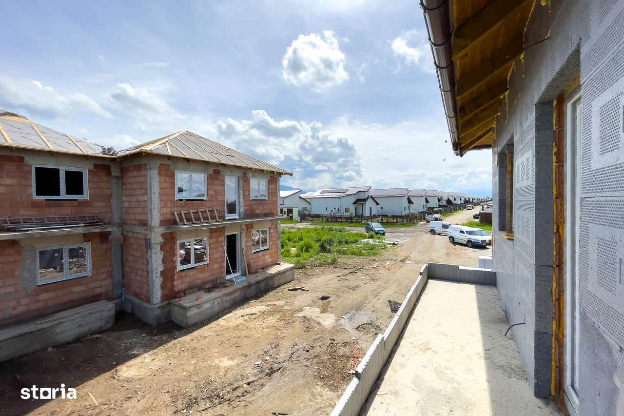 Casă tip duplex, 4 camere, Sânpetru, P+E, construcție 2026-7