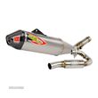 escape completo pro circuit t-6 euro stainless w/ titanium canisters & carbon end suzuki rm-z 250 - 1