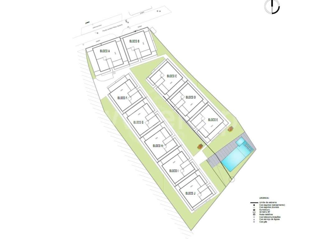 Lote urbano para construção em altura, Olhão, Algarve - Grande imagem: 3/4