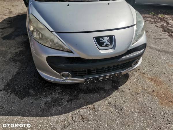 Peugeot 207 1.6hdi Maska zderzak lusterko drzwi szyba chlodnica maglownica blotnik fotel kod lak EZRC - 4