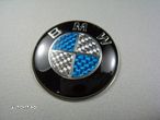 Embleme BMW carbon 3d ALBASTRU capota,portbagaj,volan si jante kit 7 piese - 3