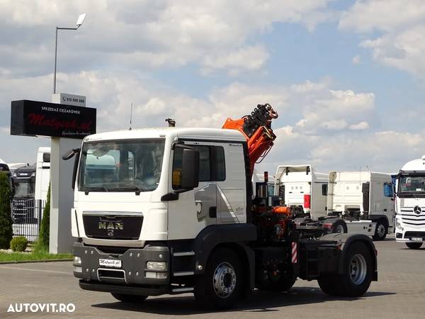 MAN TGS 18.360 / MANUAL + HDS TEREX 165.2 E - 6 X SLIDE - 16.6 M / PILOT / 2009 - 10