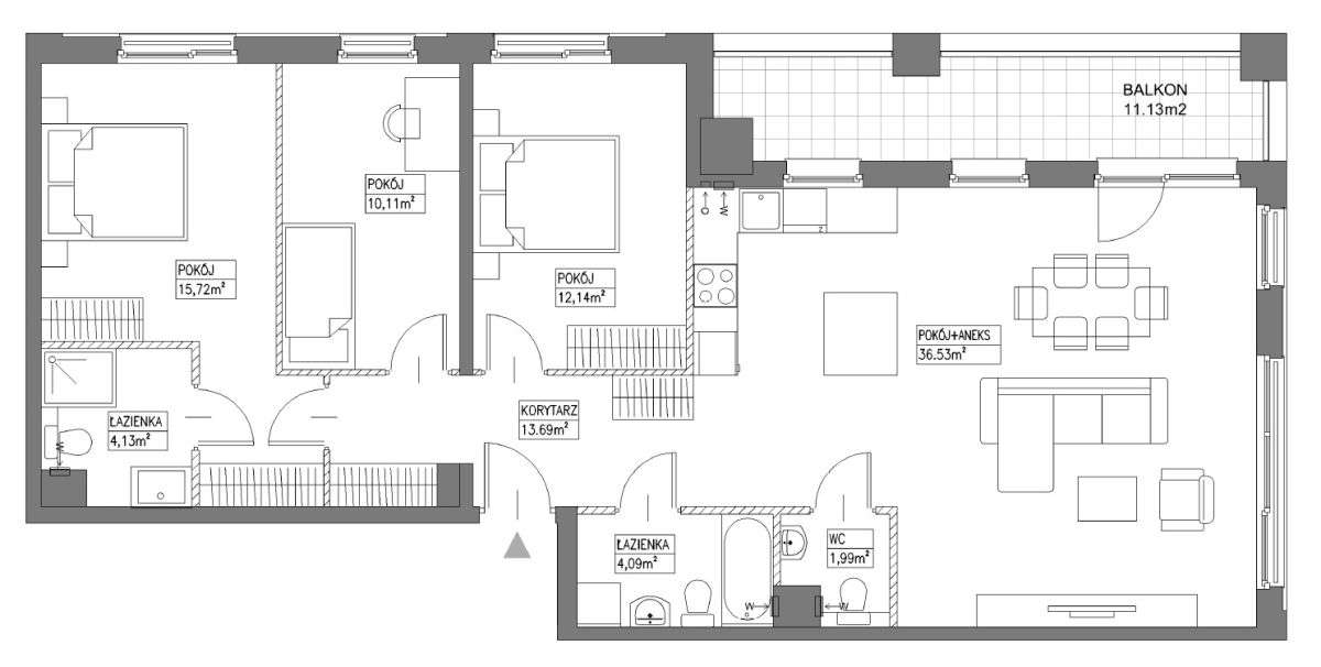 Apartament nad bulwarem przy samej Motławie – další
