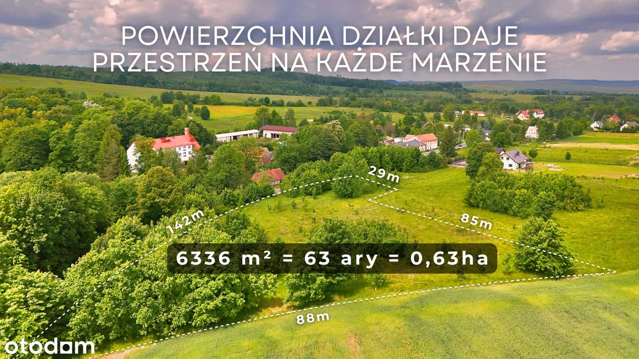 PIĘKNA DZIAŁKA 6336 M²/ŚWIECIE /PIĘKNE WIDOKI/MPZP/MOŻLIWOŚĆ PODZIAŁU-12