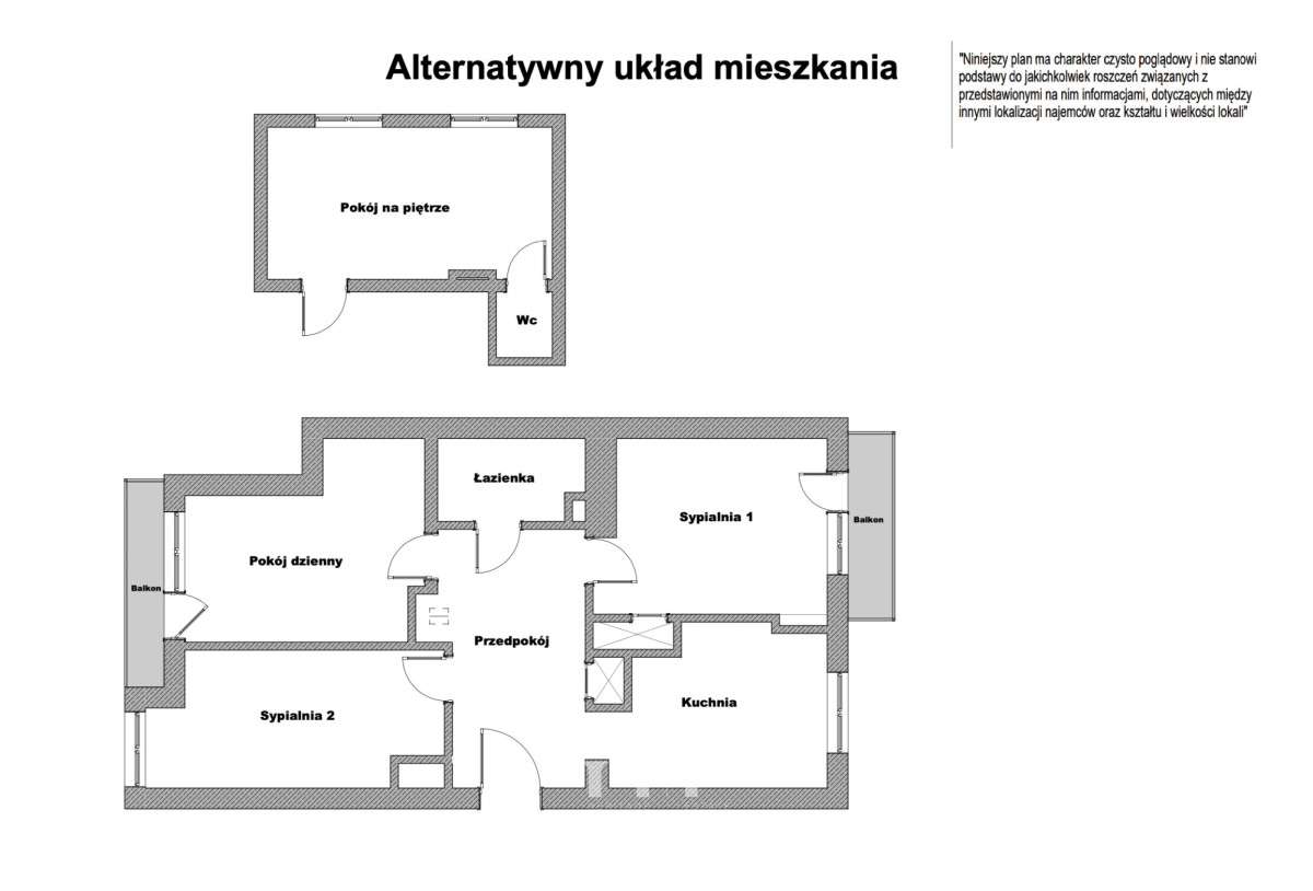 Mieszkanie z osobną pracownią | dwa balkony-17