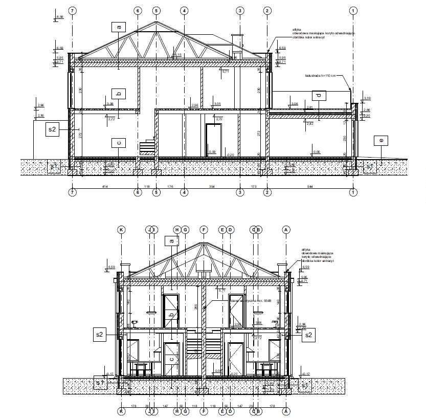 DĄBROWA, Skórzewo, dom bliźniak z garażem-19