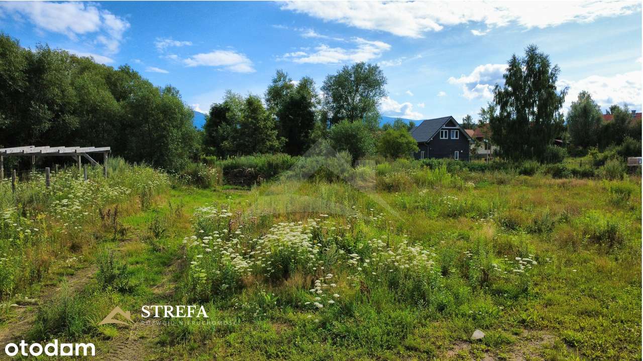 Widokowa działka budowlana z mediami i panoramą na Śnieżkę-7