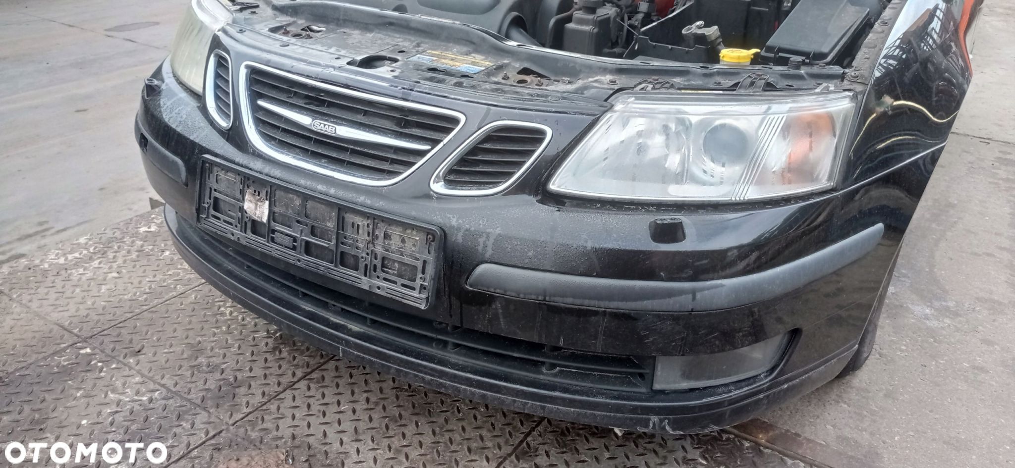 SAAB 9-3 93 ZDERZAK PRZÓD PRZEDNI SPRYSKI LAMP KOMPLET - 1