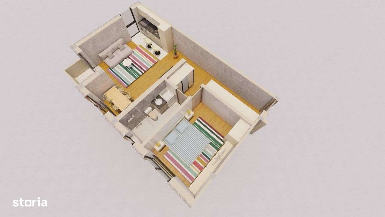 IMI Residence - Comision 0 - Apartament cu 2 camere, 55 mp - Imagine principală: 4/9