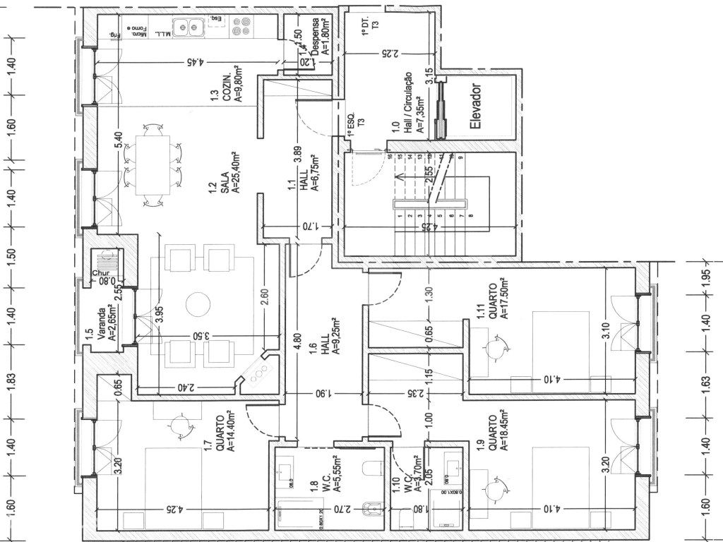 Apartamento T3 NOVO com Parqueamento para venda em Castel...