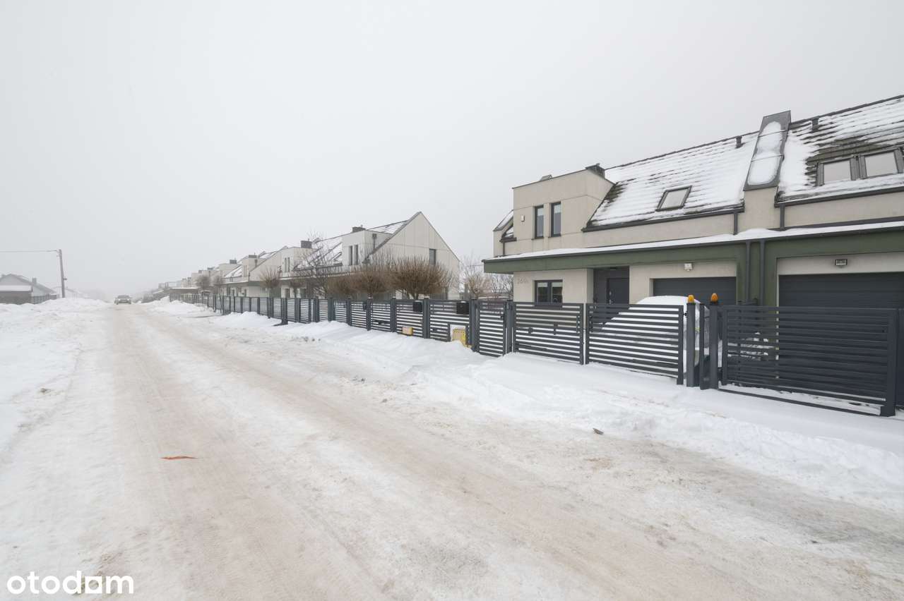 Ekonomiczny dom bliźniak,4 pokoje, Ogród, Garaż, Panele fotowoltaiczne-17