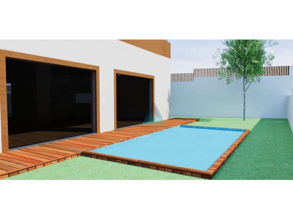 Moradia T4 térrea isolada com garagem e piscina - Quinta da Marquesa-0