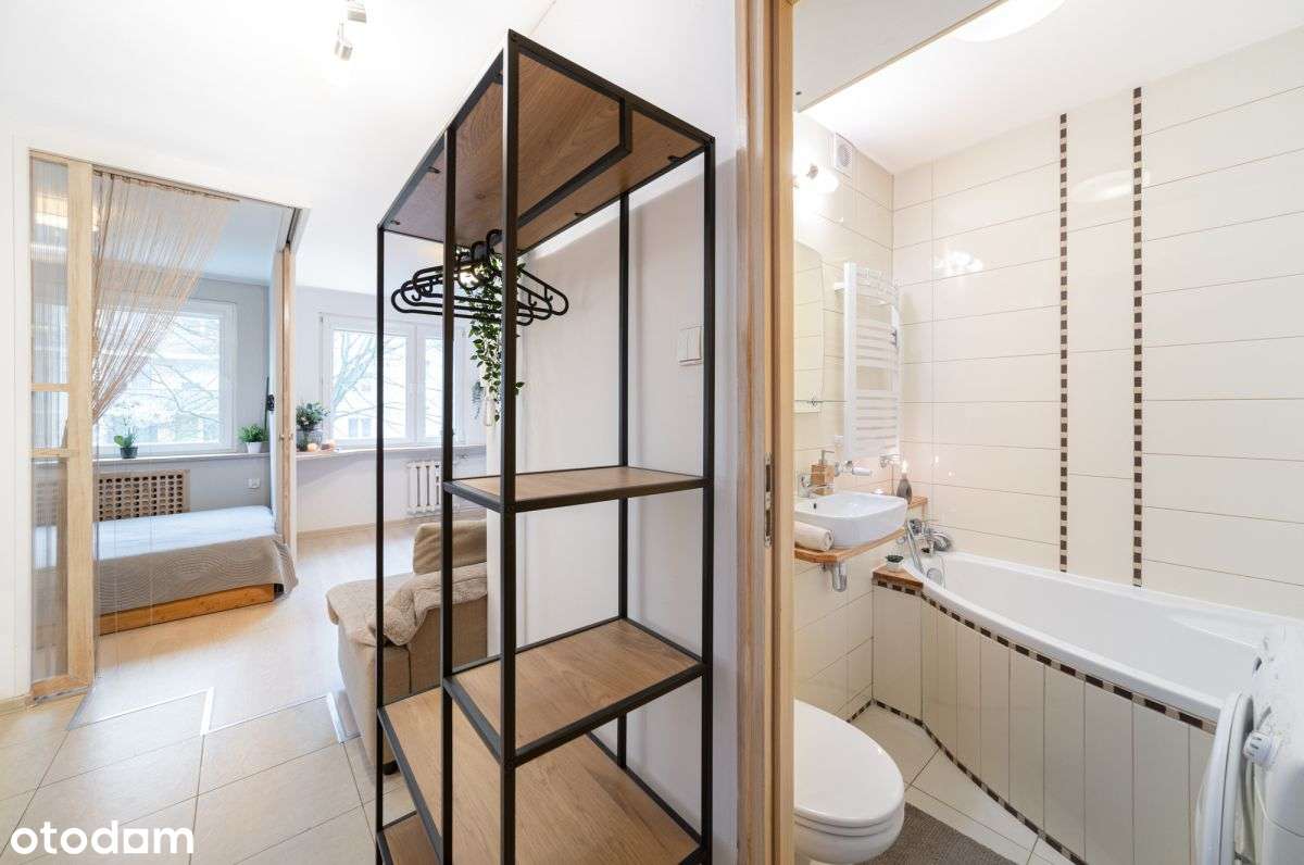 funkcjonalna kawalerka z sypialnią i garderobą!-16