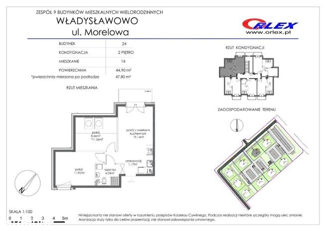 Władysławowo ul. Morelowa 24/16 - Gotowe.