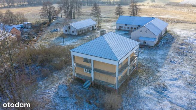 Siedlisko, dom, budynki i prawie 15ha gruntów rol.