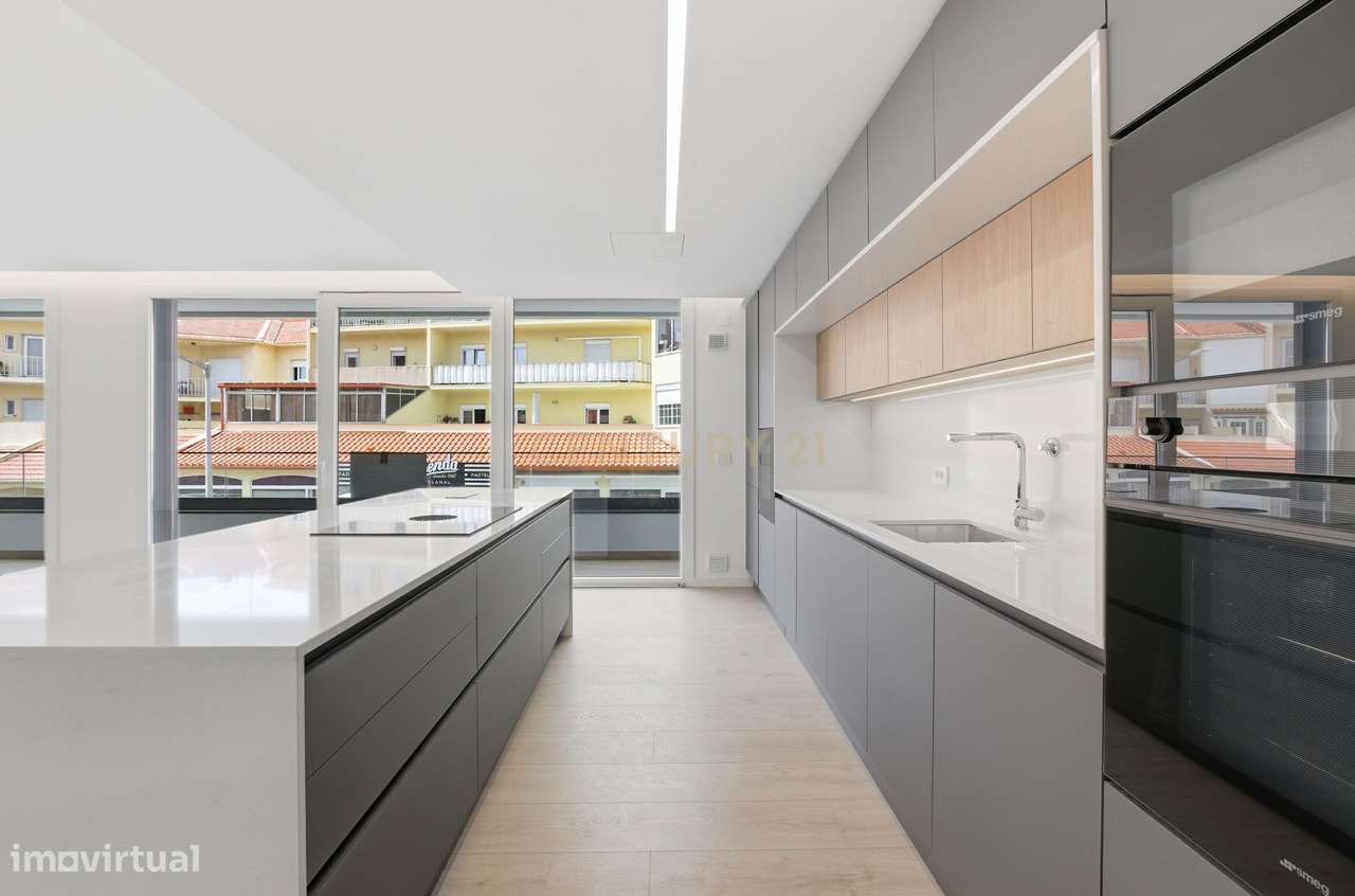 Apartamento T3 Novo com Terraço de 61m² | Parede (2 min da praia)-8