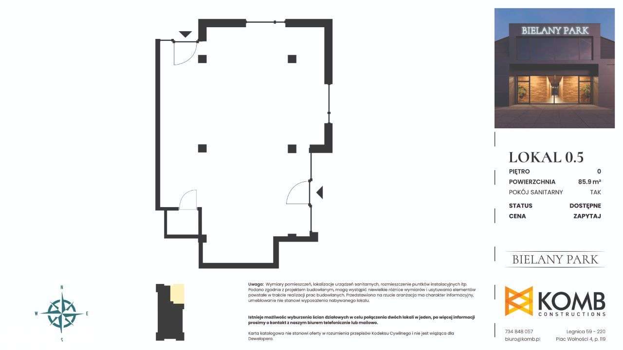 BIELANY PARK, lokal usługowy 0.5 - Pełny obrazek: 3/8