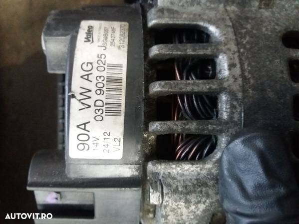 Alternator seat ibiza skoda fabia polo 9n 1.2 benzina cod03dj - 1