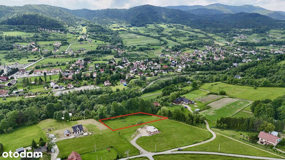 Działka budowlana z panoramicznym widokiem-Kamienica - Pełny obrazek: 5/9