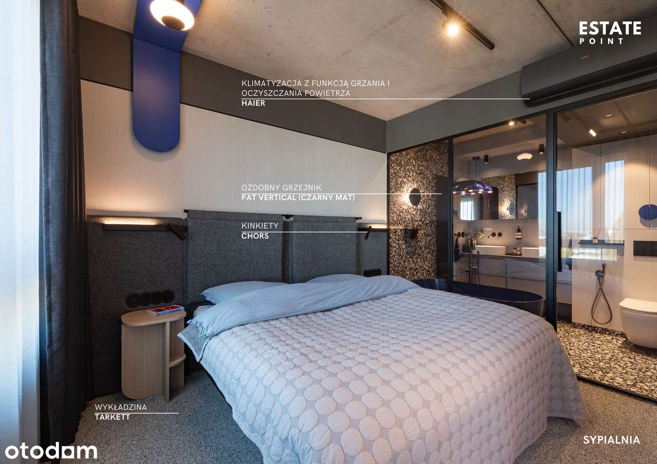 3 pokojowe M. 80,86 m² + prywatne biuro lub siłownia 37 m²-7