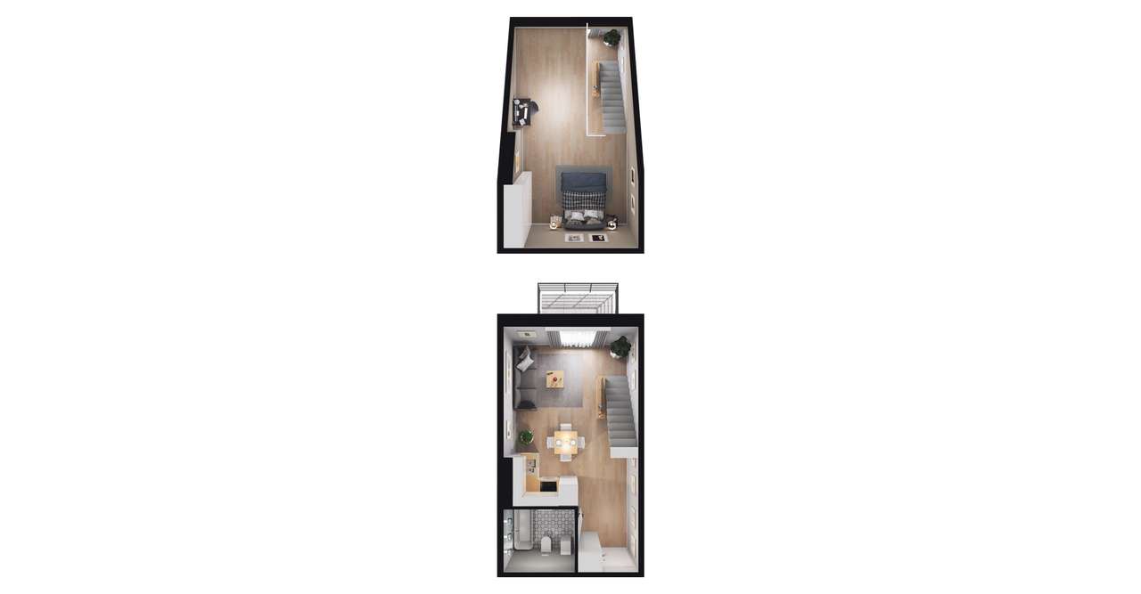 2-pokojowe mieszkanie 44m2 + balkon Bez Prowizji - Pełny obrazek: 2/8