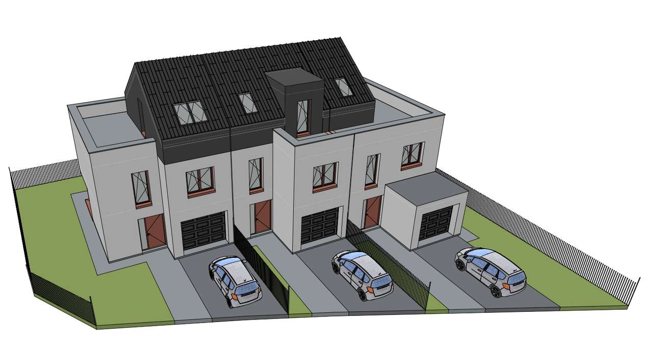 Szybka budowa w atrakcyjnym miejscu , wz na 3 szeregówki-0