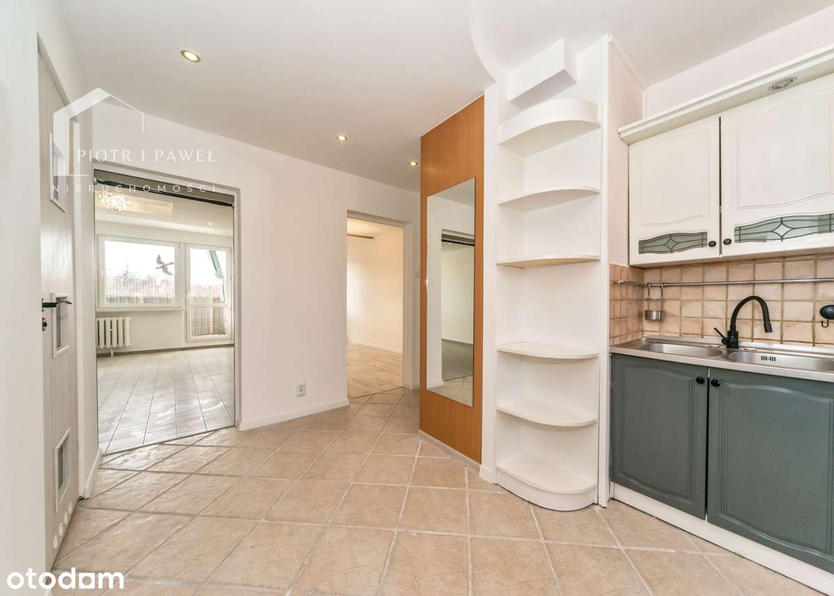 Idealne dla rodziny! 3 pokoje, balkon, parking, 57-7