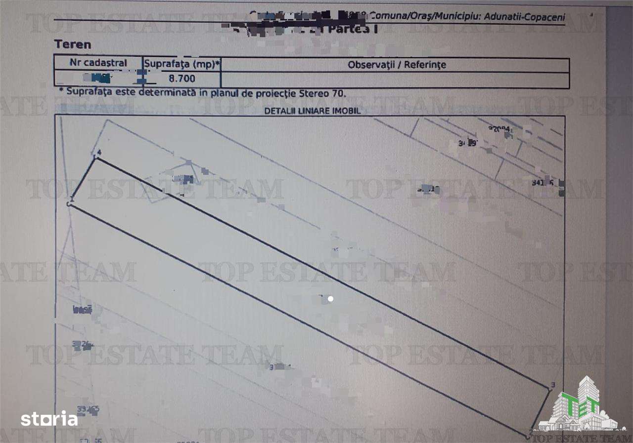 Teren de vanzare, iesire E 85 , Adunatii Copaceni, 8700mp - Imagine principală: 3/4