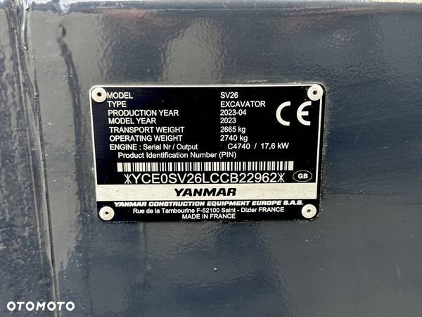 Yanmar SV26 ADVANCE - 15