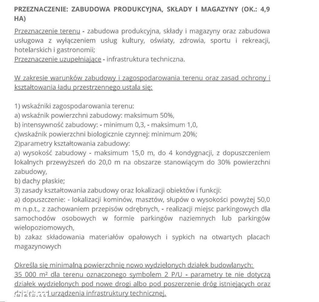 Na sprzedaż 8ha działka inwestycyjna Łódź MPZP hala magazyn produkcja-7