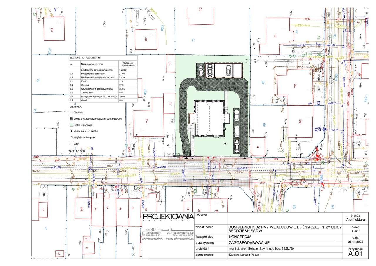 Duży dom jednorodzinny POGODNO działka 1230 m2 - Pełny obrazek: 4/8