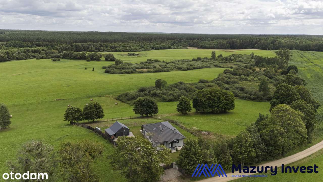 Dom parterowy z 2020 r. z pięknym widokiem z tarasu-1