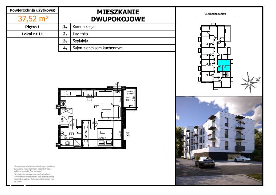 Mieszkania pod lasem – Twój azyl na Mazańcowickiej - Pełny obrazek: 3/6