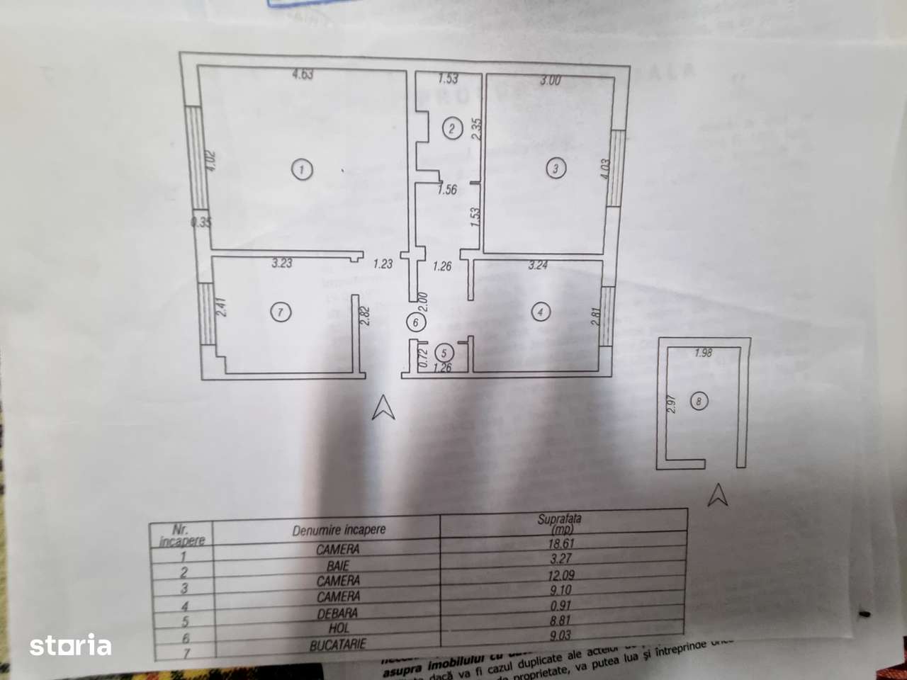Tomis nord Calinescu-apartament 3 camere decomandat-14