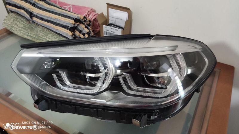 farol Full Led Adaptativ BMW X3 + X4 G02 esquerdo - 1