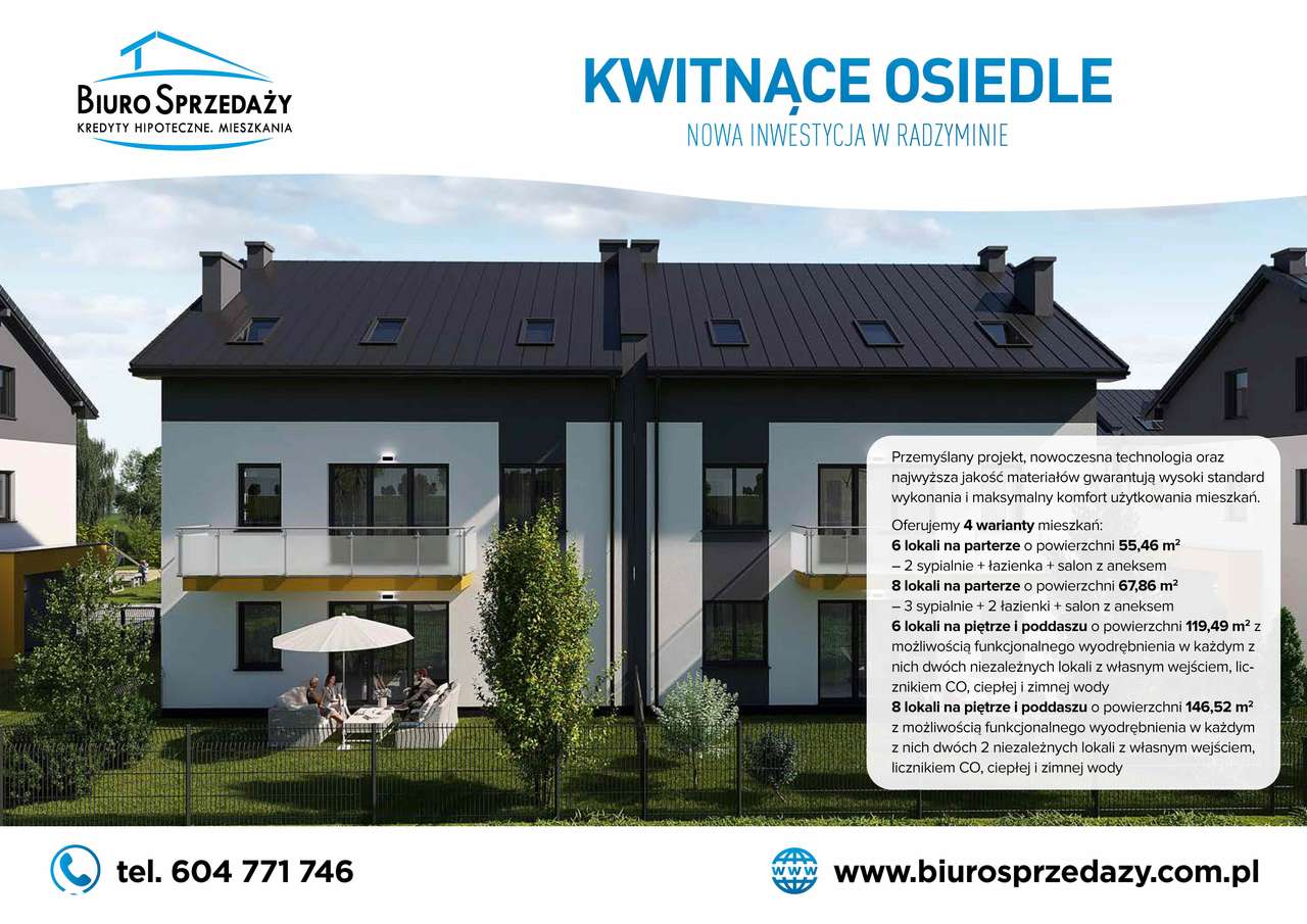 4 POKOJE+2MP+OGRÓDEK-GOTOWE DO WYKOŃCZENIA JUŻ W STYCZNIU - Pełny obrazek: 4/11