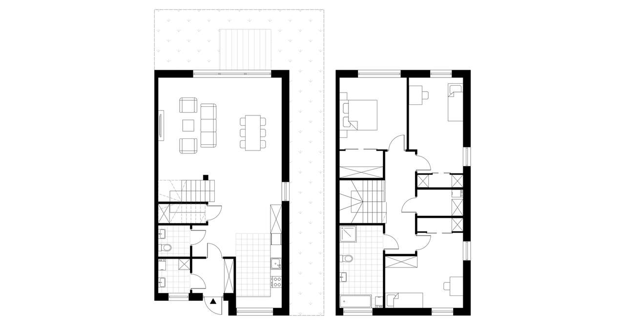 4-pokojowy dom 113m2 + ogródek Bezpośrednio - Pełny obrazek: 3/8