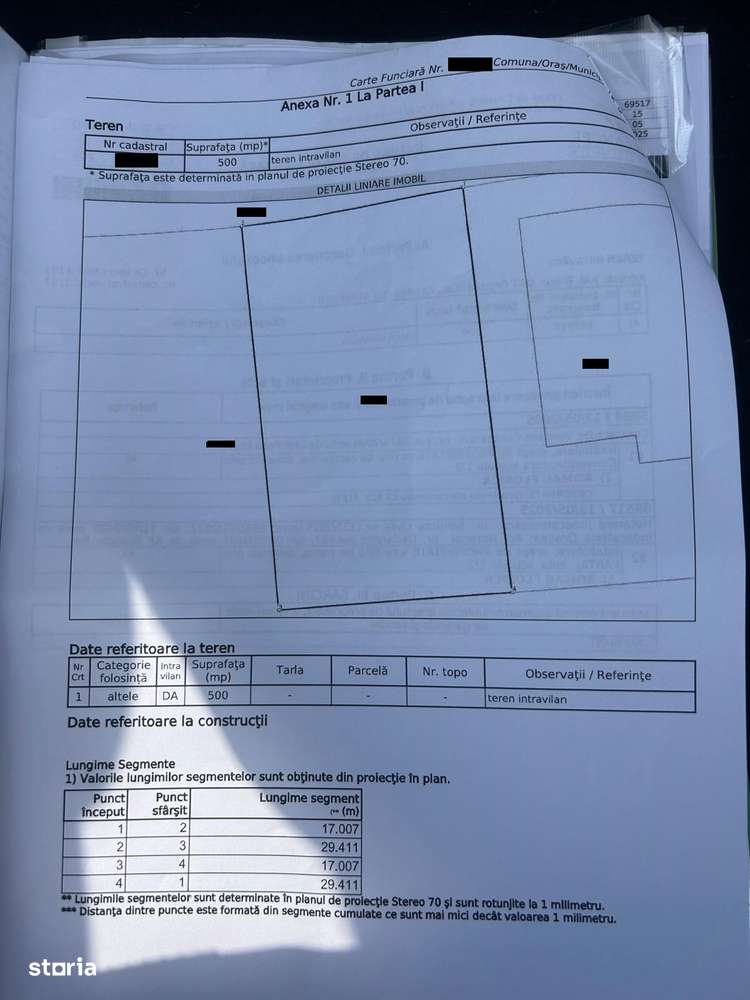 Teren 500mp Ciheiului lângă Cristal Garden intrare în Viena front 17m-5