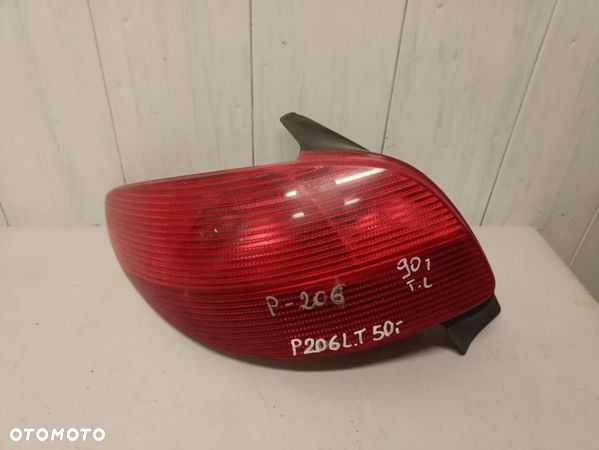 Lampa lewy tył lewa Peugeot 206 tylna - 1