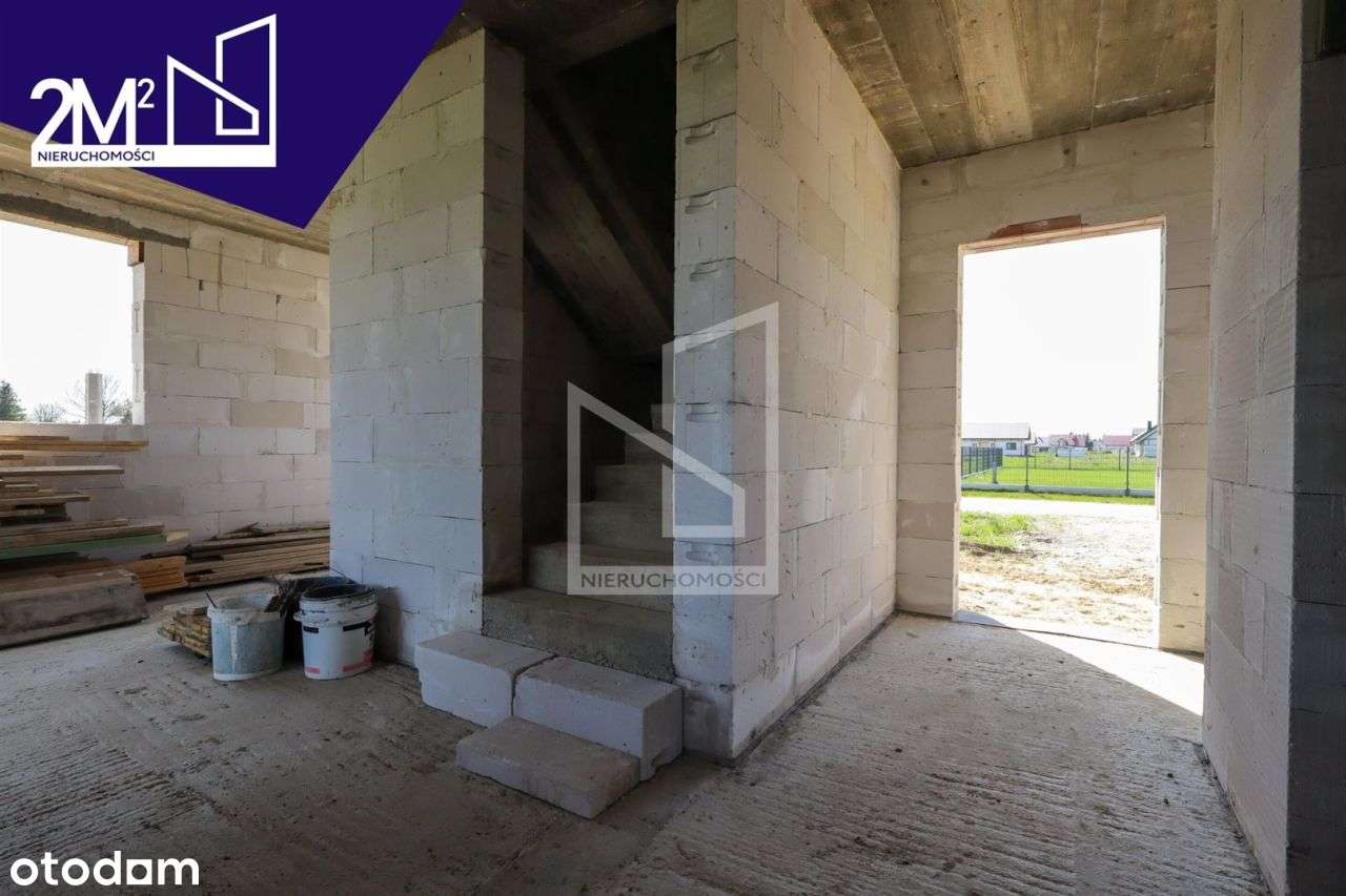 Dom w stanie surowym otwartym. Białobrzegi - Pełny obrazek: 5/15