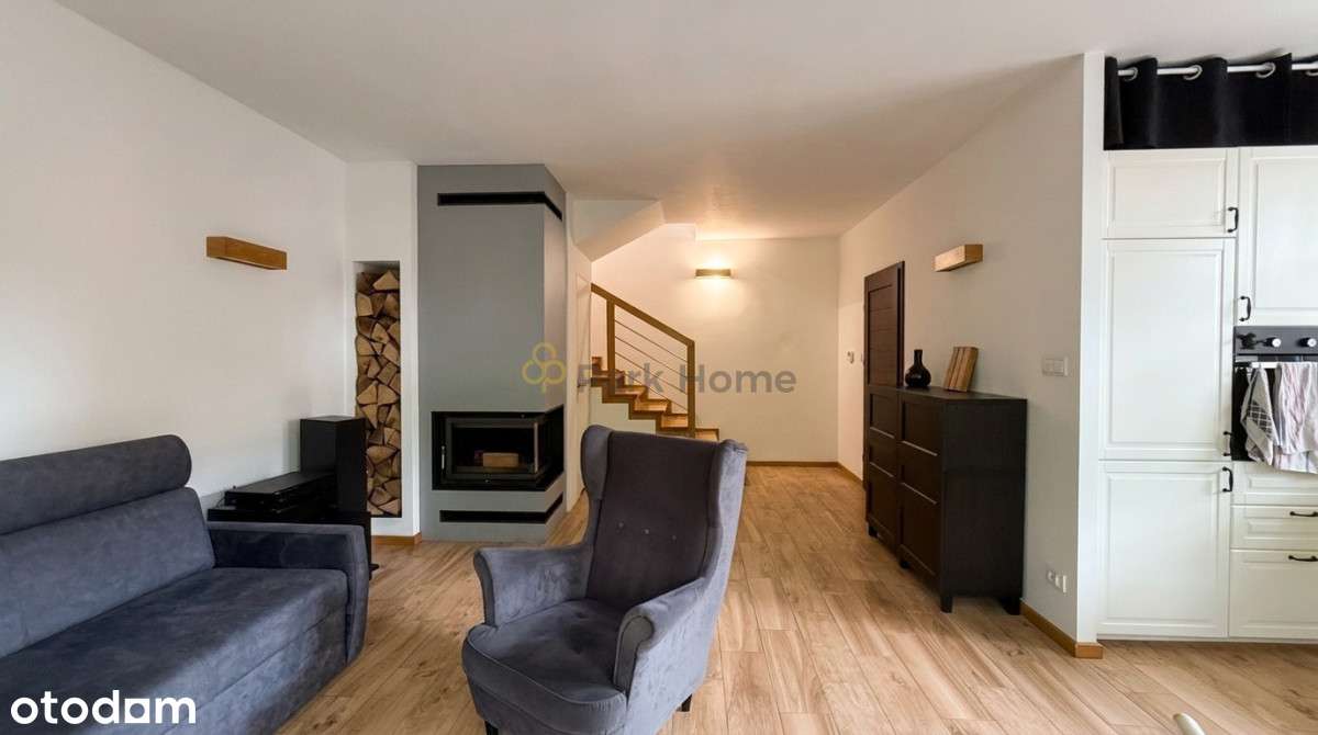 Nowoczesny bliźniak 114 m²| garaż | ogród| kominek
