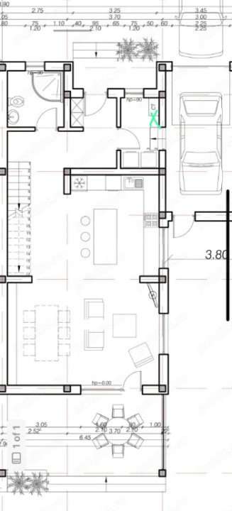 Duplex 4 camere, cu garaj si CTh, Su=143 mp, St=435mp, Dumbravita Lac- - Imagine principală: 2/5