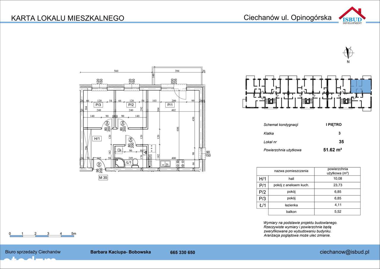 Osiedle Premium X​I​I | mieszkanie 3-pok. | 35 - Pełny obrazek: 2/8