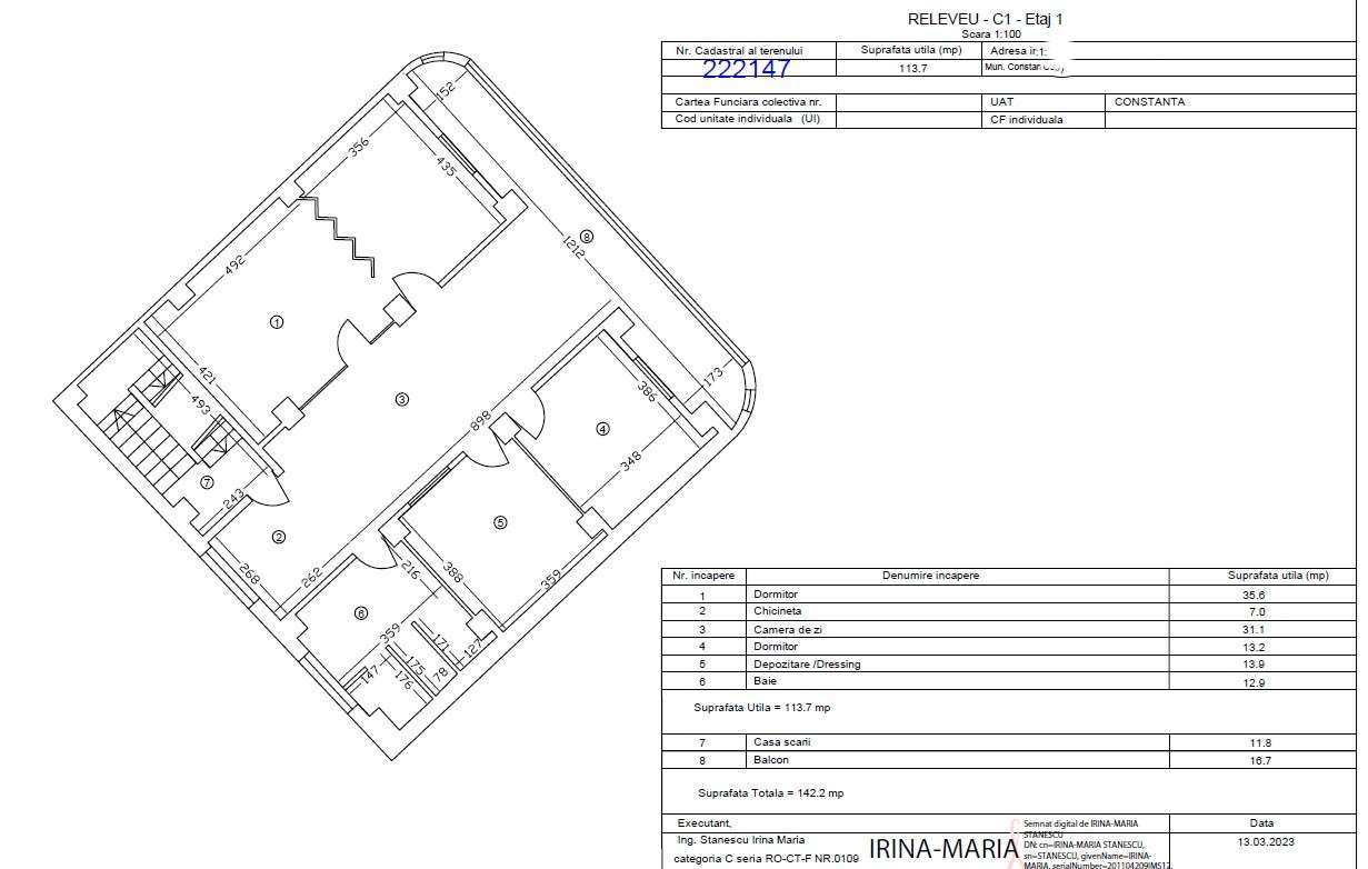 Spatiu Birou Etaj1 -130mp utili- Casa de Cultura - 1000eur - Imagine principală: 2/13