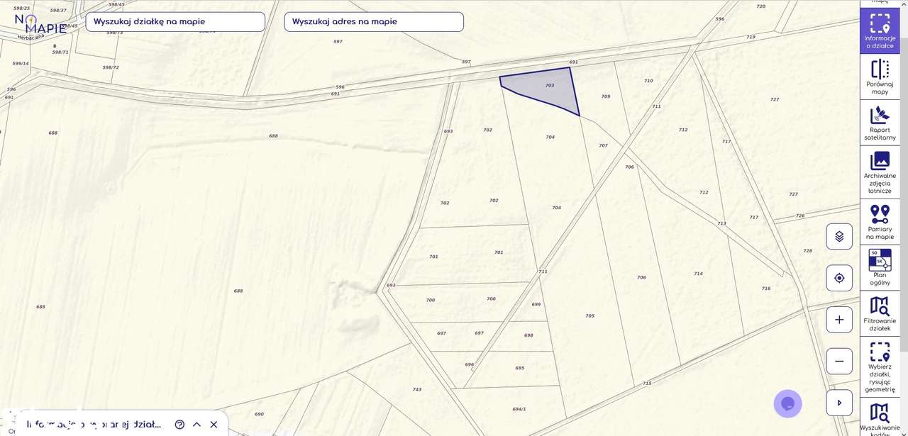Działka 15 000 m² w Chojęcinie przy nowym osiedlu mieszkaniowym-2