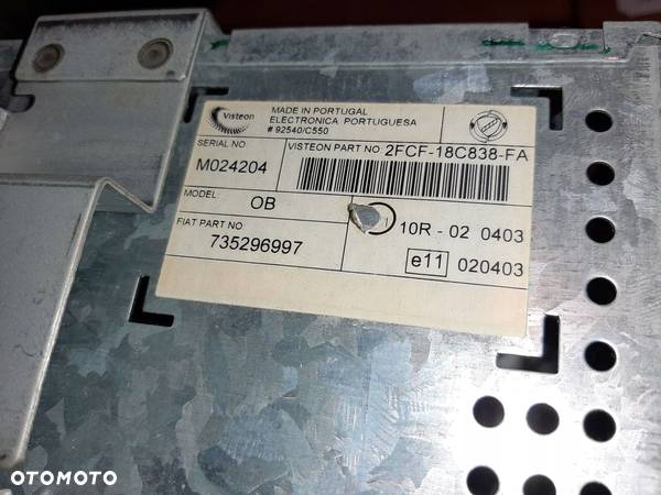 RADIO FABRYCZNE FIAT STILO 735296997 EU - 4